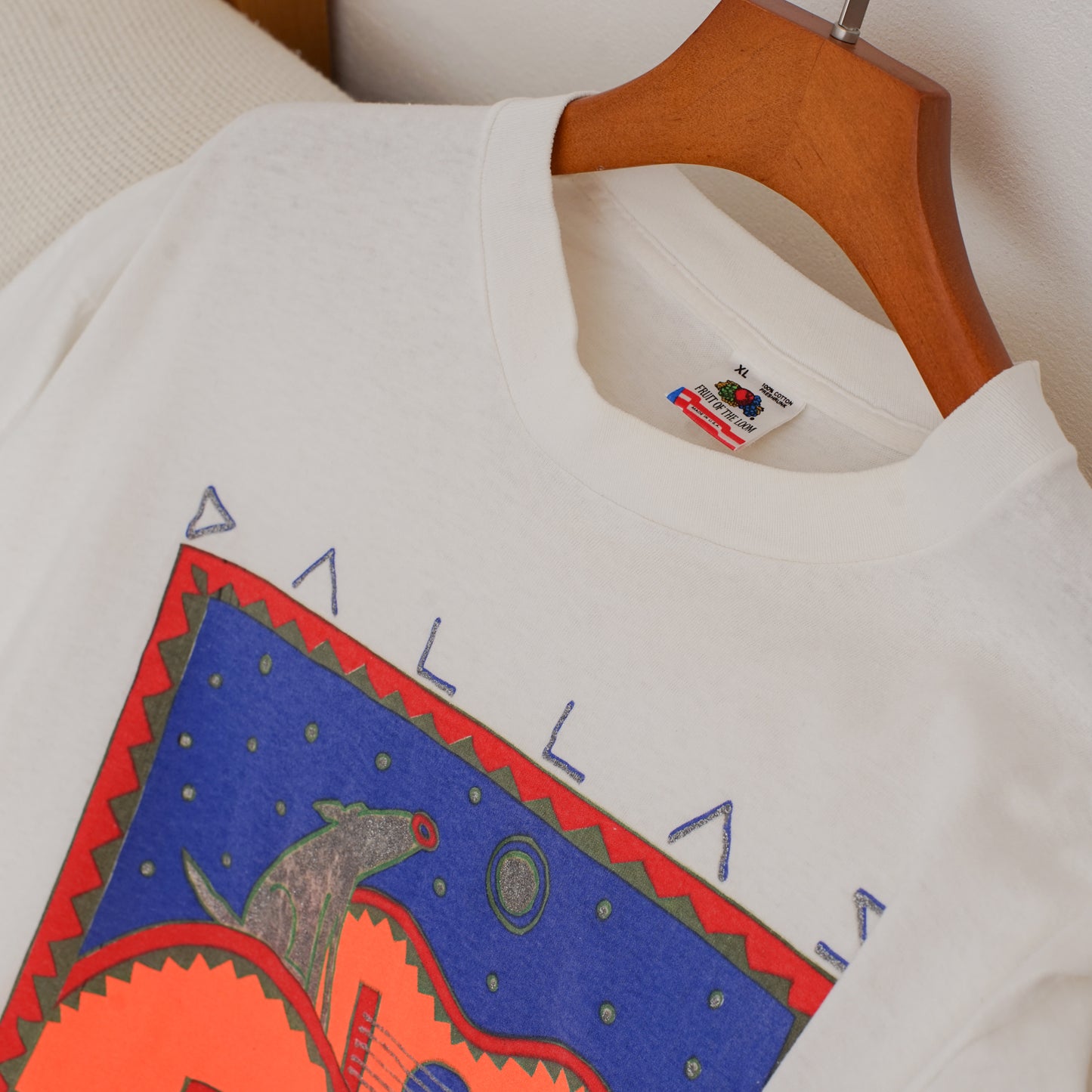 Coyote & Guitar Tee コヨーテ&ギターTシャツ|ギターストラップ屋が選ぶ古着&雑貨
