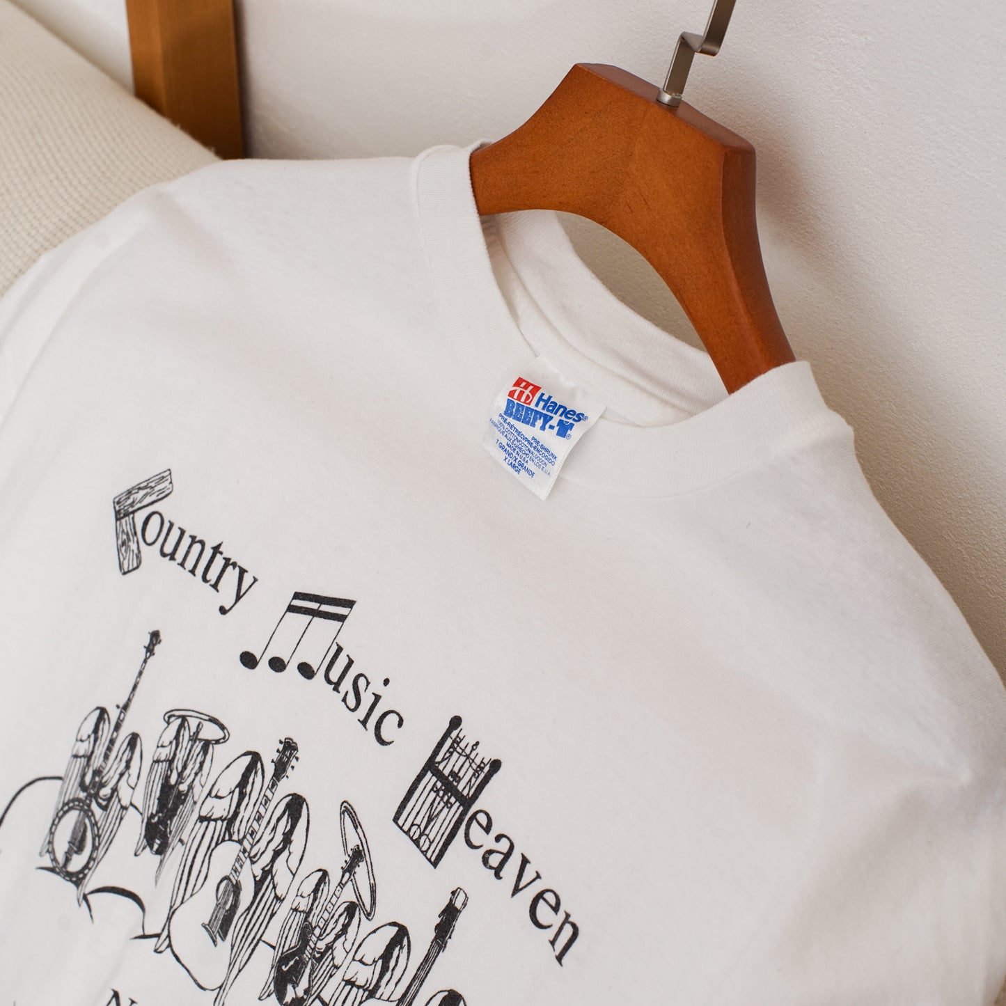 Winged Instruments Print Tee 翼の生えたギターTシャツ|ギターストラップ屋が選ぶ古着&雑貨