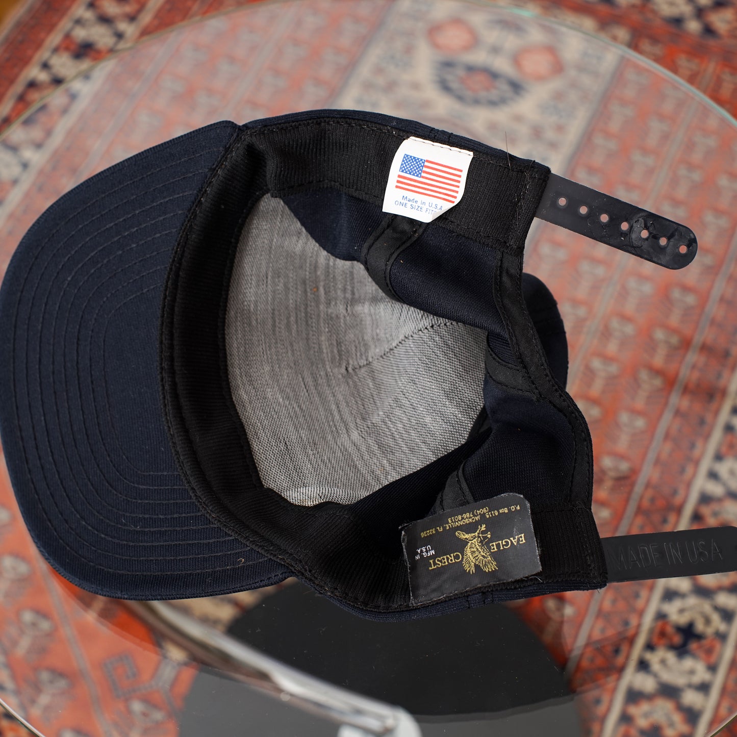 Naval Reserve Center Guitar Motif Cap 米海軍さんのベースボールキャップ|ギターストラップ屋が選ぶ古着&雑貨