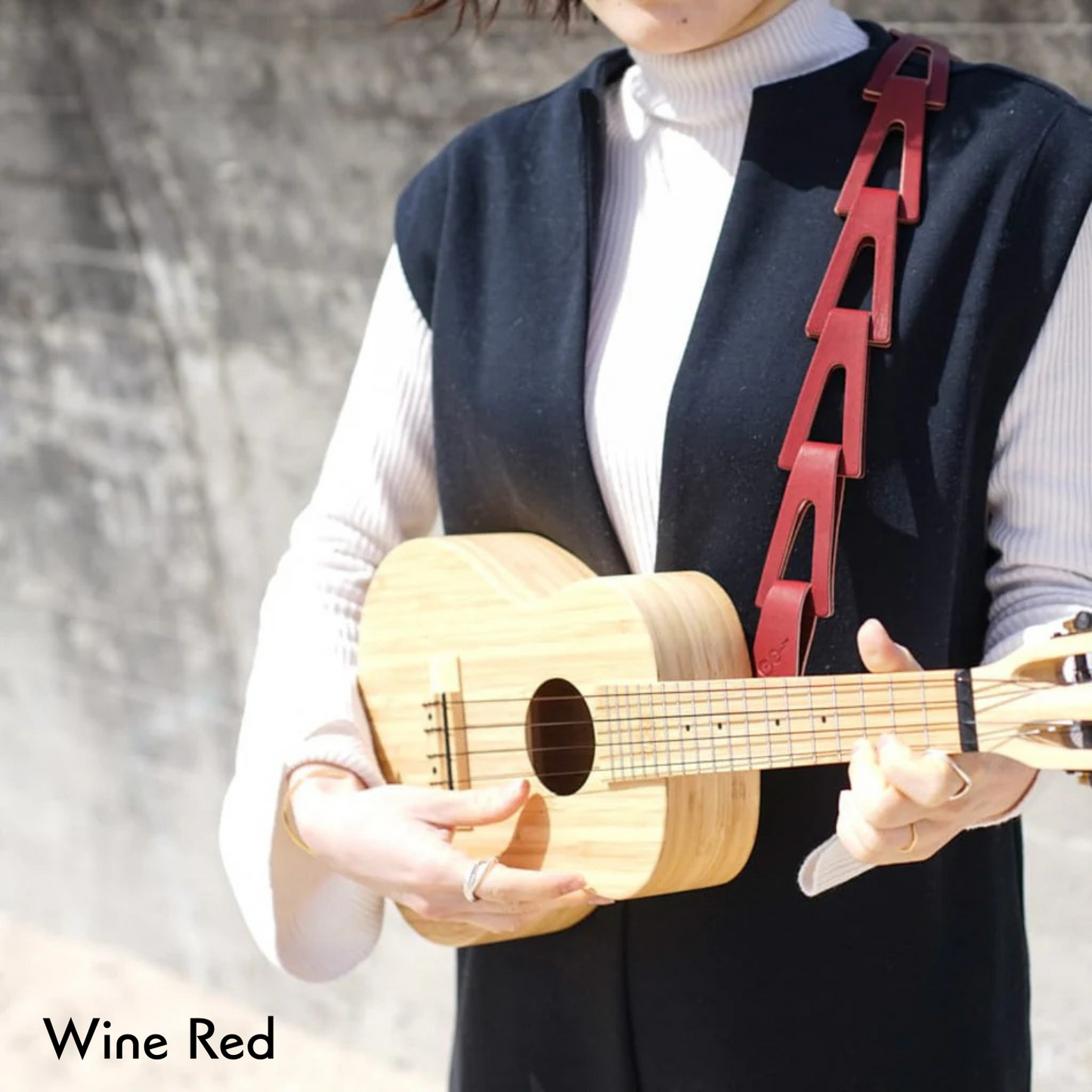 kolmio for ukulele 콜미오 | 비늘 같은 우쿨렐레 스트랩