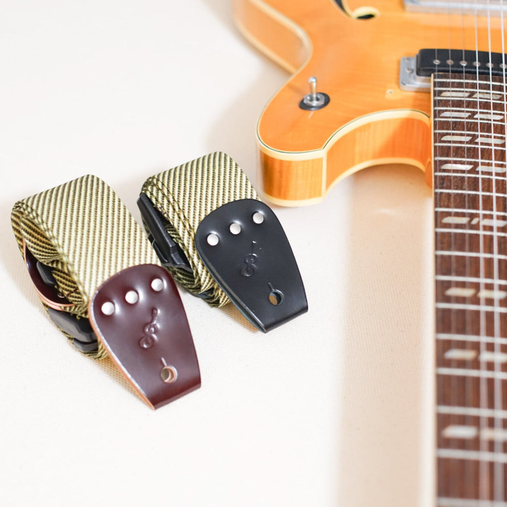 Courier Tweed ver. クーリエ|片手で長さを調整できるギターストラップ