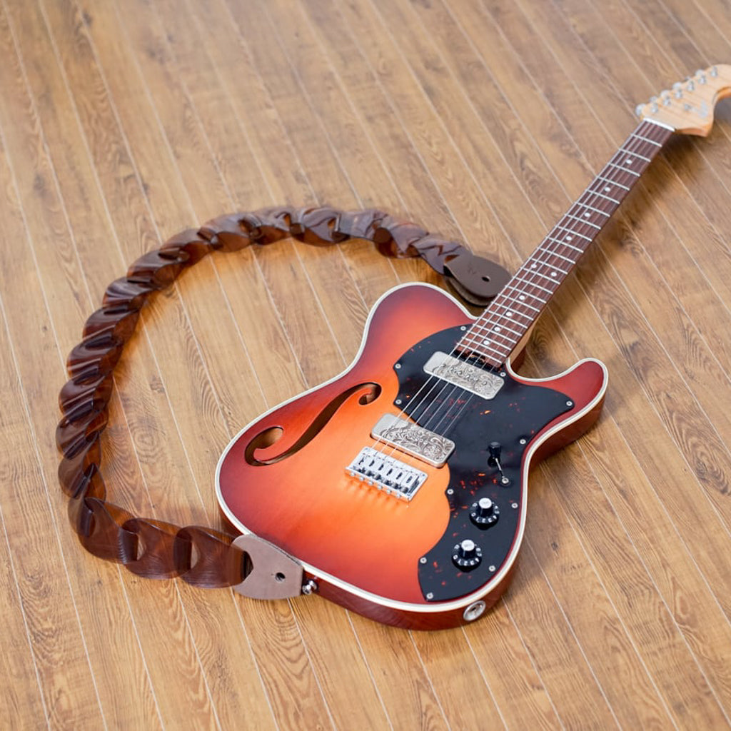 folklore Clear ver. フォークロア|ウロコのようなギターストラップ