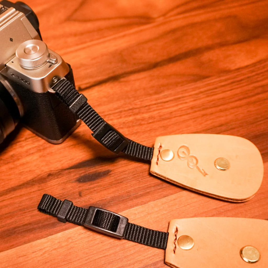 Backstage for Camera | An attachment that turns a guitar strap into a camera strap