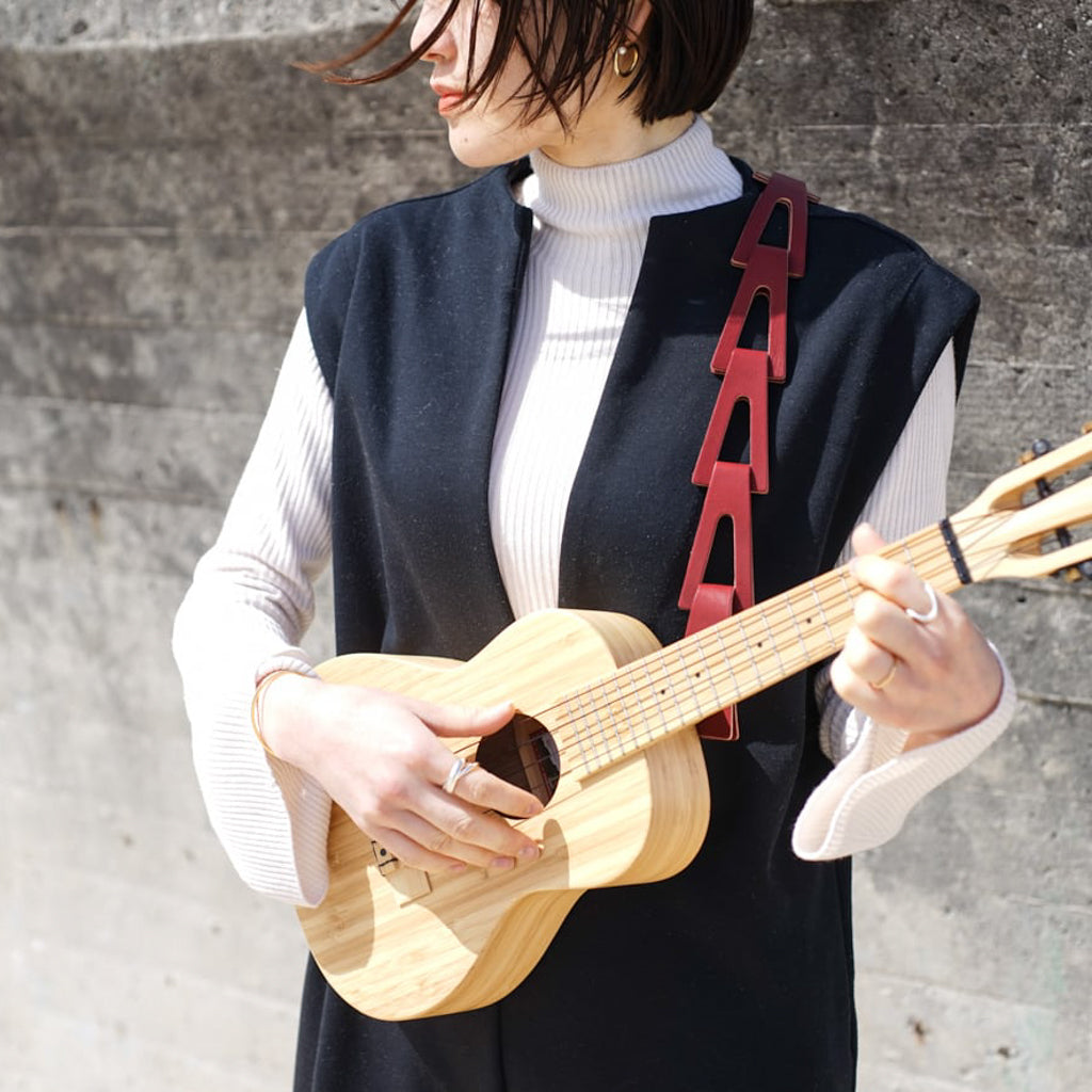 kolmio for ukulele コルミオ|ウロコのようなウクレレストラップ