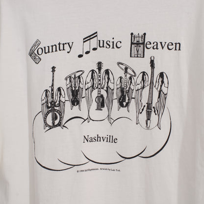 Winged Instruments Print Tee 翼の生えたギターTシャツ｜ギターストラップ屋が選ぶ古着＆雑貨