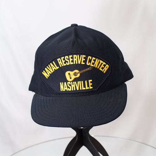 Naval Reserve Center Guitar Motif Cap 米海軍さんのベースボールキャップ｜ギターストラップ屋が選ぶ古着＆雑貨