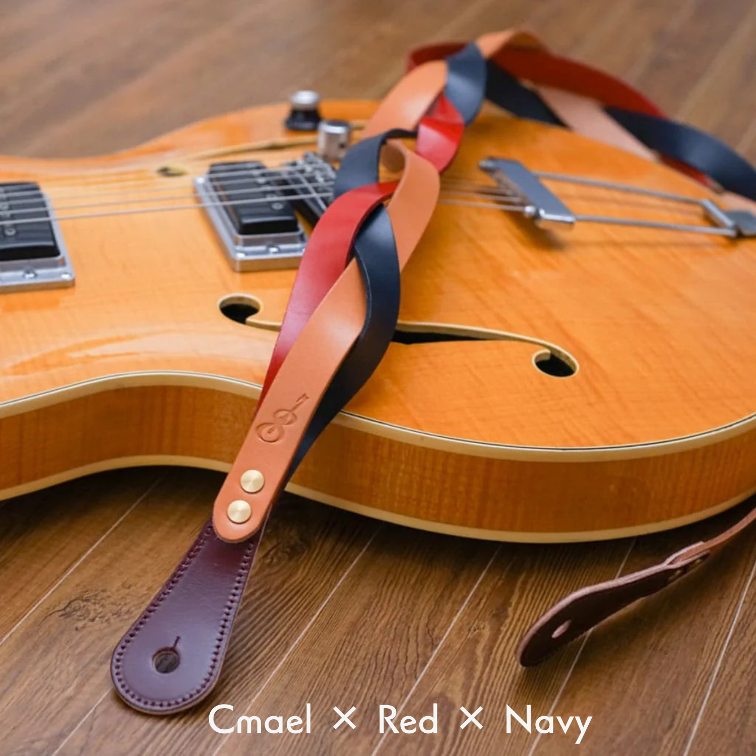 Triad トライアド|程よい主張の三つ編みギターストラップ – 708works Triad トライアド|程よい主張の三つ編みギターストラップ – 708works