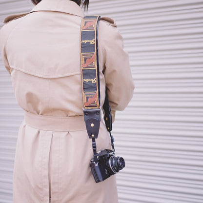 Backstage for Camera | An attachment that turns a guitar strap into a camera strap